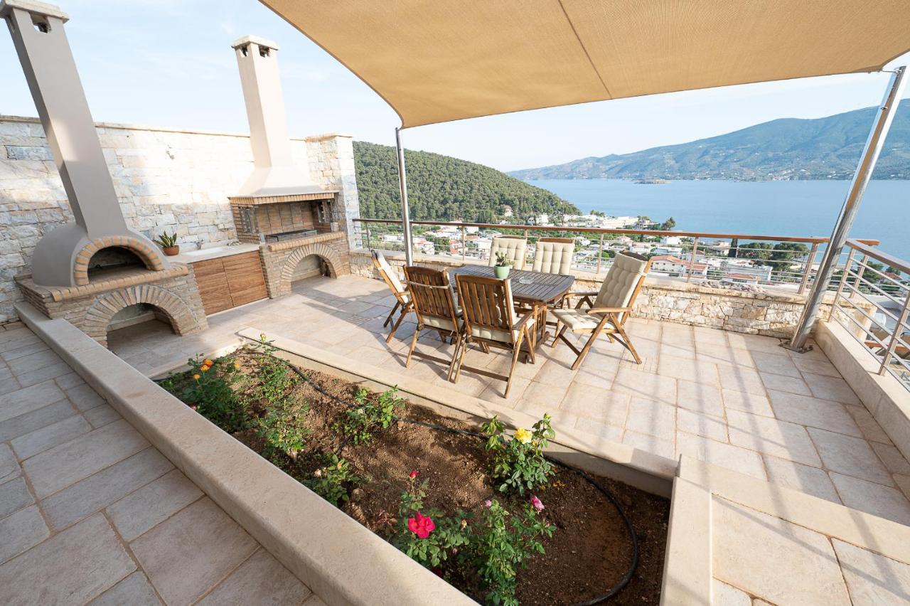 Kalavria Luxury Suites, Afroditi Suite With Magnificent Sea View And Private Swimming Pool. Poros Town Luaran gambar